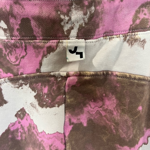 JoyLab Tops Joylab Tie Dye Mid Rise Pink Marble Acid Wash Jogger